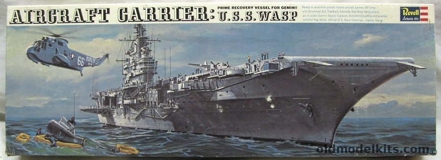 Revell 1/520 USS Wasp Gemini Recovery Vessel, H375-300 plastic model kit